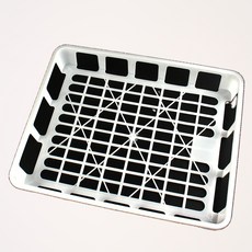 다용도트레이 플라스틱 사각 화분 정리 받침대 강템, 1개