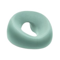 GHSHOP 마사지샵 경락 통기성 얼굴 도넛 쿠션 안면보호 엎드려 자는 베개 쿠션 엎드려베개 안면쿠션, 녹색, 1개