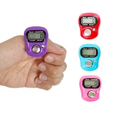 차칵차칵 숫자세는 디지털 계수기 전자계수기 손가락계수기 불교 108배 카운터기 측정용 체력측정 스포츠 운동, 2개, 랜덤