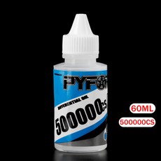 PYFORE 고농도 기어 차동 오일 100000CS 200000CS 300000CS 500000CS 60ml RC 모델 자동차 버기 트럭용, [01] 500000CS