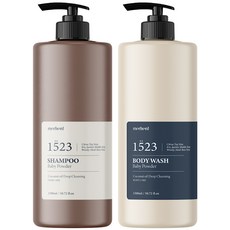 메르헨트 코코넛오일 딥클렌징 샴푸&바디워시 1500ml x 1세트 베이비파우더향 대용량 약산성 퍼퓸 향기좋은, 2개, 1.5L