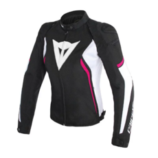 Dainese AVRO D2 TEX LADY JACKET 女版 防摔衣 黑白粉紅 四季 透氣