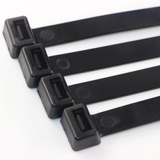 電動車腳墊電池固定紮帶 10*1000尼龍捆綁紮帶, 黑色 5條/包 ,國標10*80釐米長 寬8.8mm