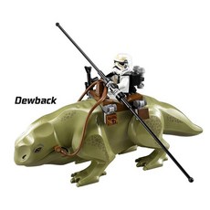 스타워즈 AT-AT 밀레니엄팔콘 조립 피규어 호환 블록, 듀백