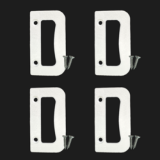 드림공간 방충망손잡이 핸들 플라스틱 PVC손잡이 샤시손잡이, 4개, PVC 방충망 손잡이