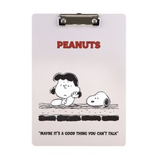 피너츠 스누피 클립보드 (4 option), 1개, 그레이