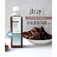 澎沛 冬瓜黑木耳飲 單瓶裝, 1個, 900ml