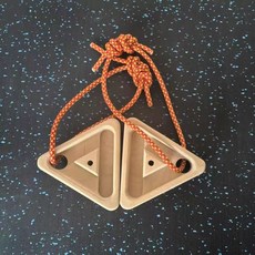 클라이밍 벽타기 악력 행보드 그립 실내 홀드 연습 초급자용 암벽, 삼각형