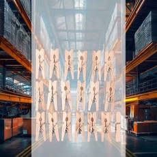 나무집게 소 원목 메모걸이 가렌드데코 원목집게 생일파티 벽꾸미기 메모홀더