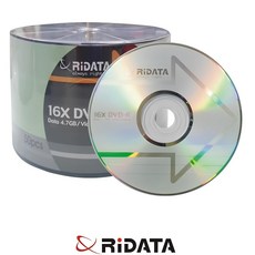 RIDATA DVD-R 16X 4.7GB光碟 (50片裝) - 資料儲存備份首選, 50pcs