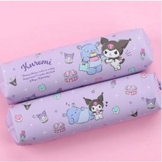 산리오 쿠로미 베이직 캐릭터 슬림필통 봉제필통 초등학생, 1개
