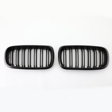 BMW X5 F15 2014-2016專用水箱護罩（消光黑雙線）-極限超快感