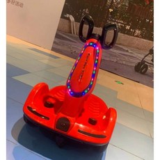 【阿LIN】800324 7017漂移車 電動平衡車 雙驅 轉轉車 寶寶碰碰車 兒童電動車 充電式 安全帶, 紅色, 1個