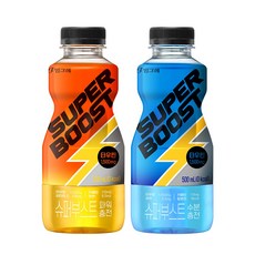 빙그레 슈퍼부스트 에너지드링크 500ml 2종 혼합(파워충전12+수분충전12) 총 24개, 수분충전12+파워충전12