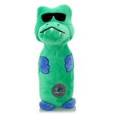 綺敏 K9 LINK TUFF 狗狗玩具 耐咬發聲狗磨牙玩具 舒壓寶特瓶玩具 福媽寵物, 小寶特瓶鱷魚, 1個