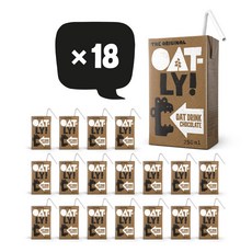 오틀리 초콜릿 귀리음료, 18개, 250ml