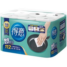 金得意 巧撕廚房紙巾(112張X6捲/串), 1個