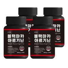 블랙마카 아르기닌 야관문 타우린 함유 식약청 HACCP 인증, 4개, 120정
