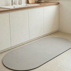 규조토 발 매트 논슬립 빨아 대형 대형 규조토 발 매트 욕실 주방, 베이지