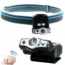 충전식 LED 헤드램프 무선 조명 캠핑 등 손전등 헤드라이트 야외 용 램프 휴대 야경, 본상품