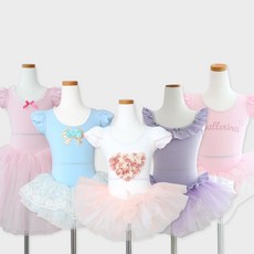 TR 유아 아동 키즈 튜튜 발레복 레오타드