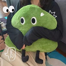 DIU 綠色小樹毛絨玩偶抱枕臥室沙發牀頭靠墊聖誕樹聖誕送生日, 綠松樹【柔軟舒適】