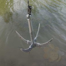 접이식 수초제거기 수초대 낚시소품, 접이식 수초제거기(손잡이미포함)