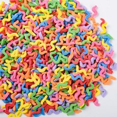 bayep 스프링클 데코 장식 베이엡 레인보우 케이크 장식을 위한 알파벳 벌크 캔디 아이스크림 쿠키 베이킹 컵케이크 토퍼용 컬러풀 생일 파티 크리스마스 홀리데이 용품 3.52, 다채로운 리본, 1개