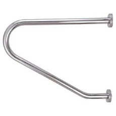 不鏽鋼安全扶手 浴廁無障礙空間用 可請長照 面盆扶手, 銀色, 1個