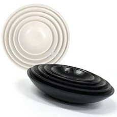 멜라민 매트 원형찬기 앞접시 안주접시 빈티지그릇, 매트원형찬기G-0111-1 크림