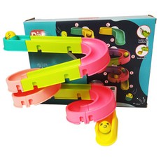 軌道滾珠浴室玩具, 黃色,紅色,綠色, 1套