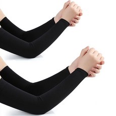 1 쌍의 팔 슬리브 자외선 차단 워머 위장 무늬 솔리드 컬러 골프 사이클링 러닝용 긴 손가락 장갑, [11] As picture 2