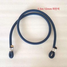 고무 트램펄린 밴드 육각 스트링 점핑 탄성, 1.3m 12mm 블루