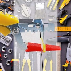 타일평탄 바닥 스페이스 시공 줄눈 집개 집게, 1_ 클립_투명_1_5mm_95개입_1봉, 1