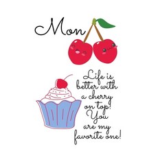 (英文圖書)Notebook Cherry on top: Mon cherie life is better with a cherry on top you are... 平裝版, Lulu.com, 英文