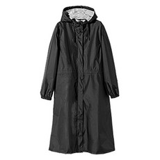 여성 골프 우비 허리스트링 여자 비옷 레인 코트 KOSLRC01, 1개, 블랙