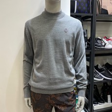 까스텔바작 골프 남성 * 25년 신상품* 베이직한 아이템!! 하이넥 니트 스웨터 멜란지 그레이 BGEWSW101 MY