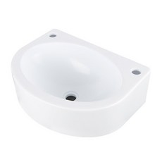 Lavatio Bath 無孔可連接塑料簡約迷你洗臉盆套裝 4534 4534水槽基本配置, 單一顏色