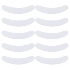 10개 성직자 셔츠용 플라스틱 탭 칼라 (흰색 사제 칼라 칼라 안감 고정대) 43x163x0.8mm