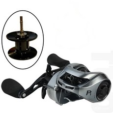 FISHHUNTER 루어 낚시 베이트릴, JD220R, Silver