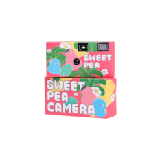 [고래사진관카메라]SWEET PEA 스윗피 - 피치 peach 일회용 필름 카메라, 1개