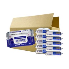 LET-GREEN 75%酒精擦50抽酒精濕巾 酒精棉片 手部清潔消毒殺菌 隨身攜帶方便, 20個, 50張