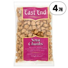 이스트 엔드 소야 청크 (콩고기) East End Soya Chunks 250g, 4개