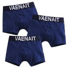 VAENAIT BABY 2T-7T 유아 키즈 남아용 면 또는 모달 속옷 복서 브리프 3팩 또는 4팩 세트 A01-style_band104008