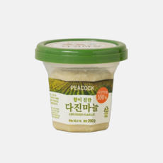 (매장정품) 피코크 향이 진한 다진마늘 (200g) 2개 232658, (매장정품) 피코크 향이 진한 다진마늘 (200g) 2
