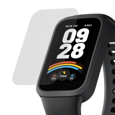 미밴드9 액티브 호환 강화유리 액정 보호필름, 1개