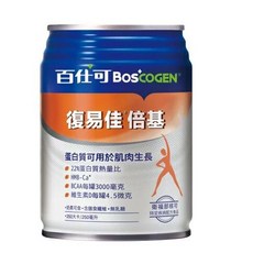 百仕可 營養素 復易佳3000 (原味/紅豆口味) 鉻護糖尿病 營養補充 即飲方便, 24個, 1箱(24罐) 復易佳倍基, 250ml