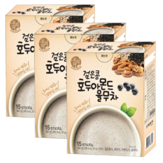 송원 검은콩 호두아몬드 율무차, 20g, 15개입, 3개