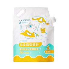 無香除臭瞬吸礦砂, 1個, 【臭味滾】礦砂4kg, 4kg