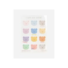 퀼트스타 아이론 스티커_큐트베어, 1개, 큐트베어